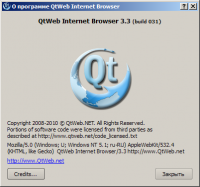 QTWeb Internet Browser 3.5 build 051