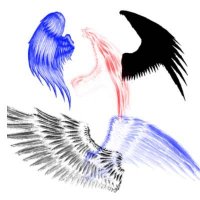 Кисть для фотошопа - Ангельские крылья