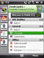 ICQ for Windows Mobile 1.0.8.1b скачать