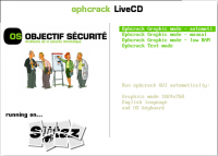 ophcrack Vista LiveCD 2.3.1