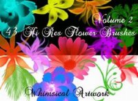 Floral Photoshop Brushes Volume 2