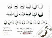 The Moustache brushset 2
