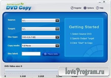 Aimersoft DVD Copy 2.5.0