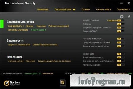 Norton Internet Security/Norton AntiVirus 2012 19.7.0.9/Norton 360 6.2.0.9 Final (Официальные русские версии)