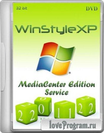 WinStyleXP SP3 MediaCenter Edition Service  DVD (2012/RUS)
