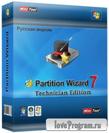 MiniTool Partition Wizard Technician Edition 7.5 Rus Portable by Valx