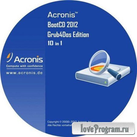 Acronis BootCD 2012 Grub4Dos Edition v.4 (10/19/2012) 10 in 1
