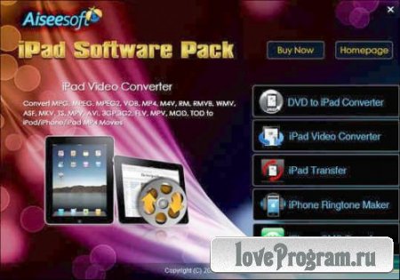 Aiseesoft iPad Software Pack 6.2.68