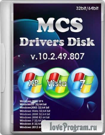 MCS Drivers Disk v.10.2.49.807 (x86/x64/2013/ML/RUS)