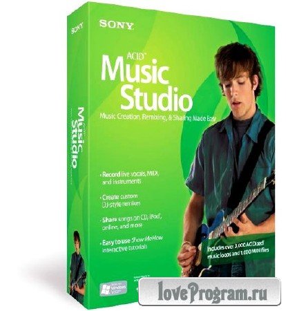 Sony ACID Music Studio 10.0 Build 108 ML/Rus