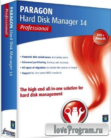 Paragon Hard Disk Manager 14 Pro 10.1.21.623 + Recovery