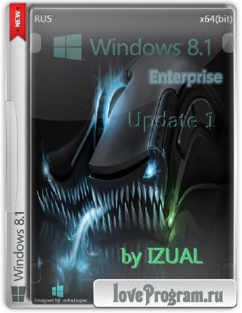 Windows 8.1 Enterprise by IZUAL Maximum v1 (64/2014/RUS)