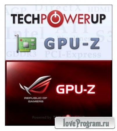 GPU-Z 0.8.0 + ASUS ROG Skin