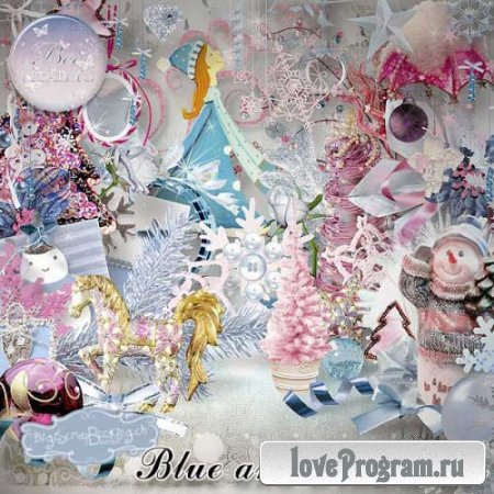  - - Blue And Pink Xmas 