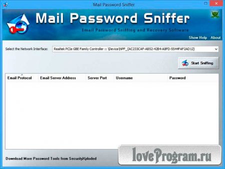  MailPasswordSniffer 3.5
