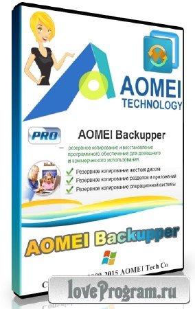 AOMEI Backupper Professional / Technician / Technician Plus / Server 4.1.0 DC 16.04.2018 + Rus