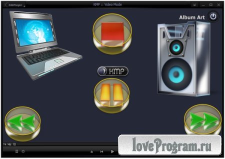 The KMPlayer 3.1.0.0 R2 LAV by 7sh3 (12.02.12) Portable