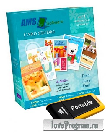 AMS Greeting Card Studio 5.43 Portable