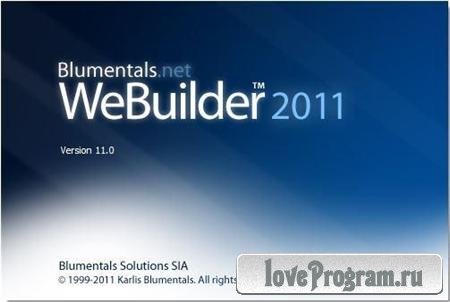Blumentals WeBuilder 2011 v11.1.0.128