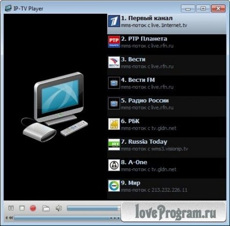 IP-TV Player v0.28.1.8822 Rus Portable