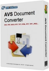 AVS Document Converter 2.1.2.182 [Eng/Rus]