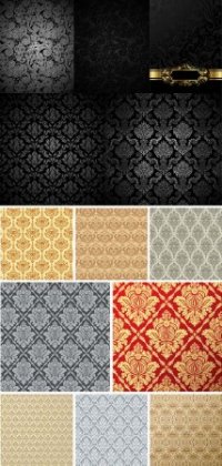 European tile pattern background