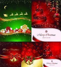 Classic christmas greeting cards
