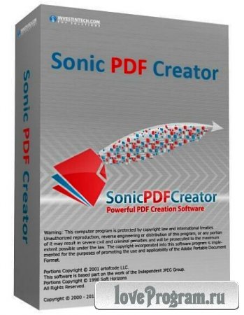 Sonic PDF Creator 3.0 Portable