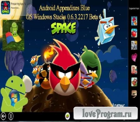 Android Appendixes Blue OS Windows Stacks 0.6.3.2217 Beta 1