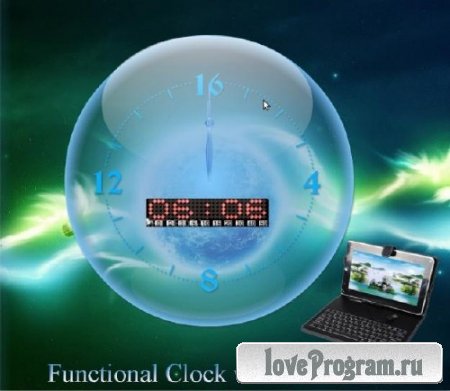 Functional Clock with News 2 in 1
