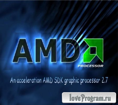 An acceleration AMD SDK graphic processor 2.7