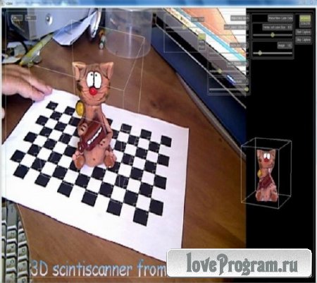 3D scintiscanner from a web-cam 2.0 Beta