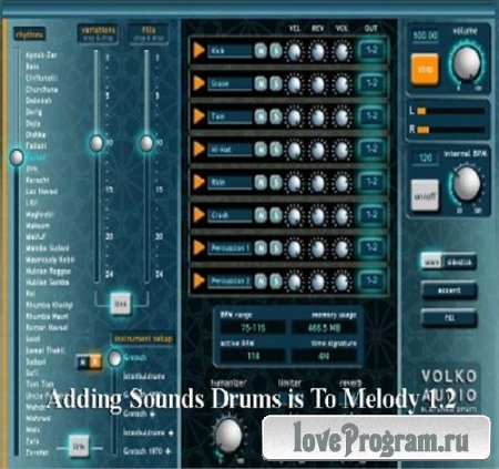 Adding Sounds Drums is To Melody 1.2