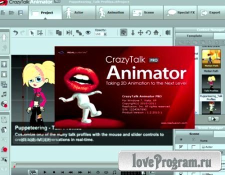 Reallusion CrazyTalk Animator 1.2.2010.1 PRO / English (2011)