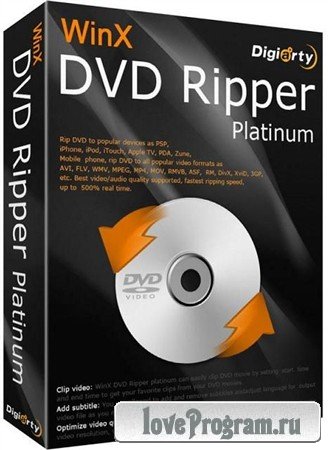 WinX DVD Ripper Platinum 6.9.2 Build 20120917