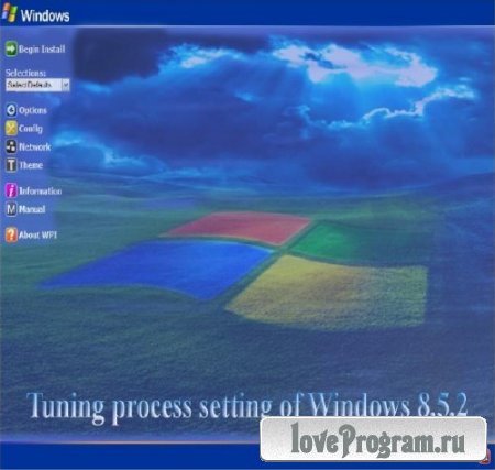 Tuning process setting of Windows 8.5.2