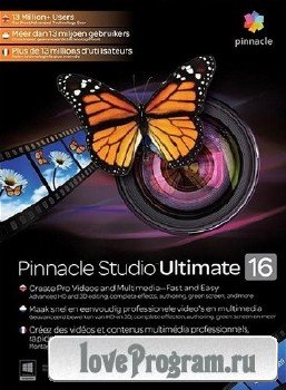 Pinnacle Studio 16 Ultimate 16.0.0.75 + Content (2012/RUS)