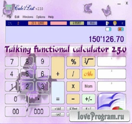Talking functional calculator 2.5.0