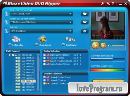 BlazeVideo DVD Ripper 2.0.4.8