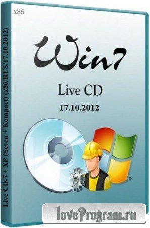 Live CD-7 + XP (Seven + Kompact) (x86/RUS/17.10.2012)