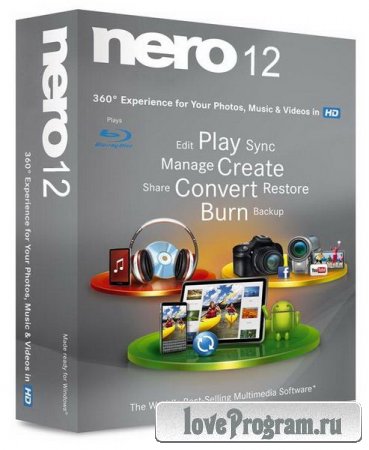 Nero 12 v 12 12.0.02000 Full + Content Pack RePack
