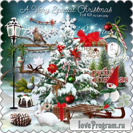 Рождественнский скрап-набор - Волшебное и чудестное Рождество 