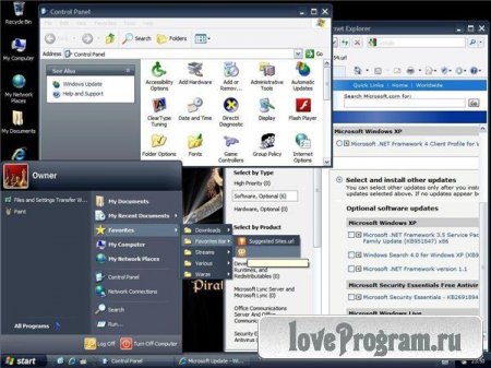 Windows XP Professional SP3 Black Edition (х86/ENG/RUS) (18.11.2012)