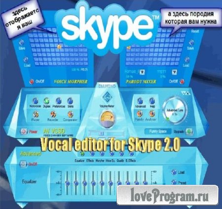 Vocal editor for Skype 2.0
