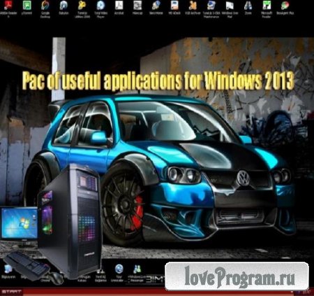 Pac of useful applications for Windows 2013