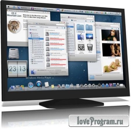 Mountain Lion Skin Pack 4.0 for Windows 7 x32/x64