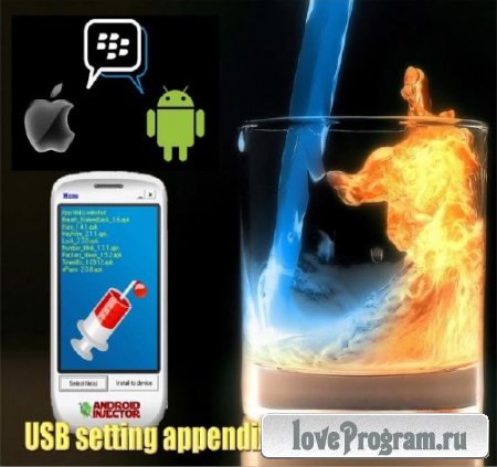 USB setting appendixes of Android 2.23