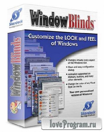 WindowBlinds 7.4.0 build 320 Enhanced + 141 best visual styles