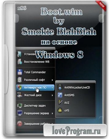 Boot.wim (x86)   Windows 8  Windows 7 +   Windows 7  Smokie BlahBlah 2012.12.31