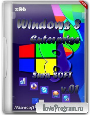 Windows 8 x86 Enterprise SURA SOFT v.01 (2013/RUS)